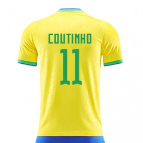 Brasilien Philippe Coutinho 11 2023/2024 Hemma Fotbollströjor Kortärmad